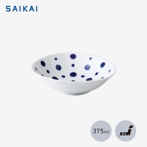 西海陶器 藍染 変形小鉢 375ml 食器 お皿 シンプル おしゃれ かわいい 一人暮らし｜sakai-fukui