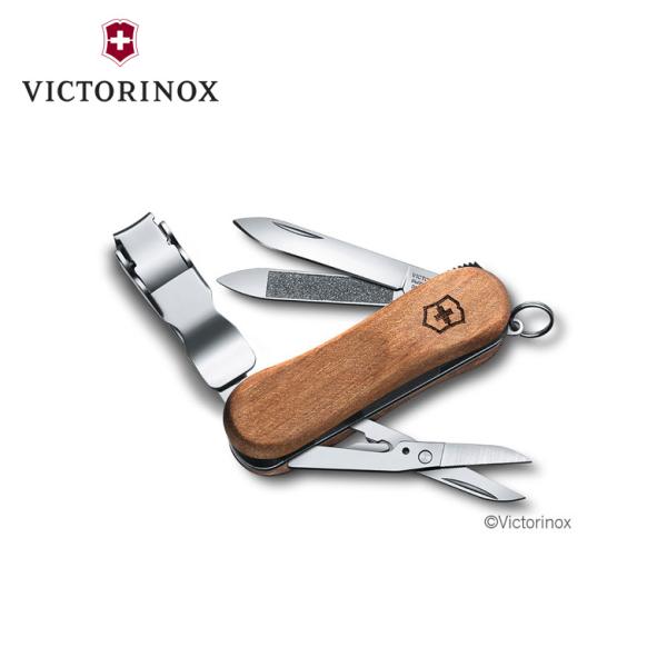 ビクトリノックス victorinox ネイルクリップウッド 580 爪切り 足 爪とぎ 爪やすり爪...