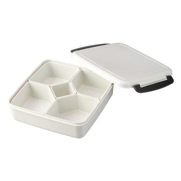 イノマタ化学 ロック式ランチBOX(中子付き) #1074 お花見 ピクニック 弁当 弁当箱 シンプ...