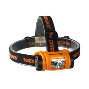 NICRON ニクロン H40 シンプル LED ヘッドライト 200LM オレンジ 乾電池｜sakai-fukui