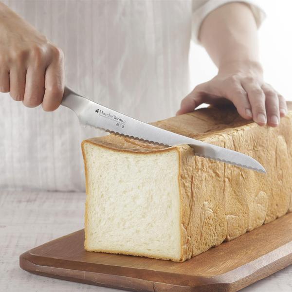 下村企販 パン切り包丁 21.5cmマルシェヴェルダン 食洗機対応 日本製 パンスライサー プレゼン...