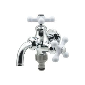 カクダイ 水栓金具 カクダイ 705-016-CU 双口ホーム水栓 レトロ カクダイ 水栓金具 カクダイ 705-016-CU 双口ホーム水栓 レトロ
