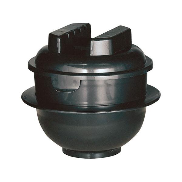 カクセー CK-001 電子レンジ専用炊飯器 紀州備長炭配合 ちびくろちゃん 1合炊き プレゼント ...