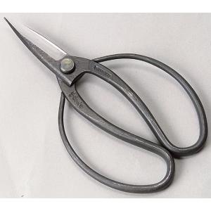 佐保 植木屋鋏 津島型 3寸刃 青紙鋼 カシメ止め 総手造り鍛造品 木鋏