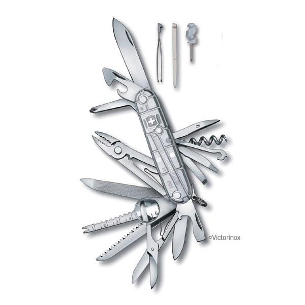 Victorinox ビクトリノックス スイスチャンプシルバー 91mm #1.6794.T7 十徳...