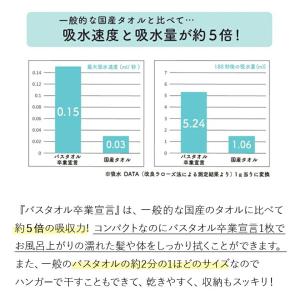 おぼろタオル バスタオル卒業宣言 バスタオル ...の詳細画像2