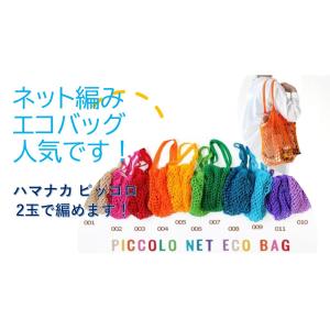 ≪人気手芸パック≫ピッコロでつくるネット編みのエコバッグキット｜sakai-knit