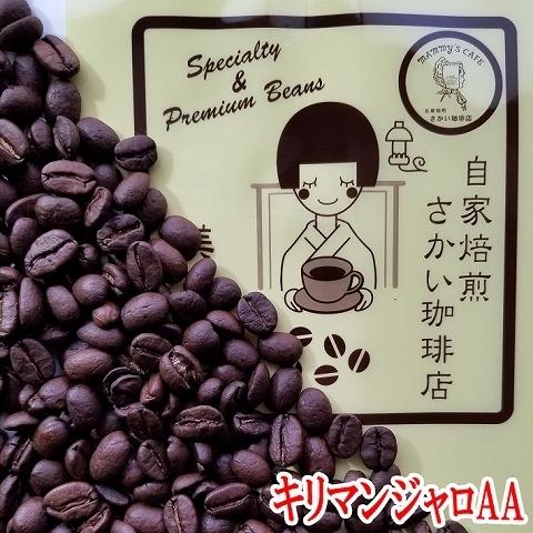 キリマンジャロＡＡ 500ｇ コーヒー豆 お試し 送料無料 メール便 ドリップ 豆 挽き 挽く 粉