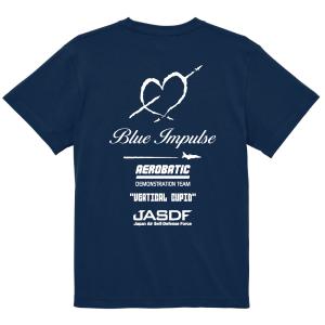 ブルーインパルス （バーティカルキューピッド） Tシャツ SAKAKI 航空自衛隊 航空祭 ハート