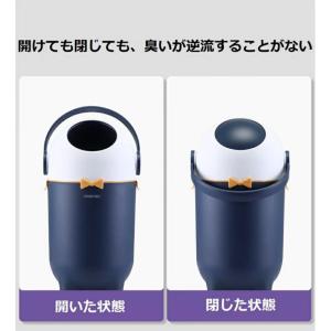 おむつ処理ポット オムツ用ゴミ箱 防臭構造 赤...の詳細画像4