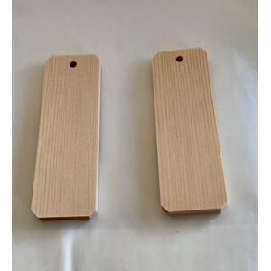 祭り用 無地木札（スプルス製）6X30X90 400枚入り : サカキウッド