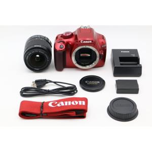 Canon デジタル一眼レフカメラ EOS Kiss X50 レンズキット EF-S18-55mm IsII付属 レッド KISSX50RE-1855IS2LK｜sakamaru-1236