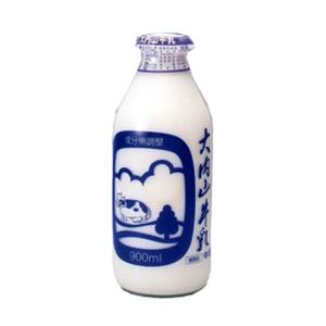 【大内山酪農】大内山牛乳　900ml　瓶