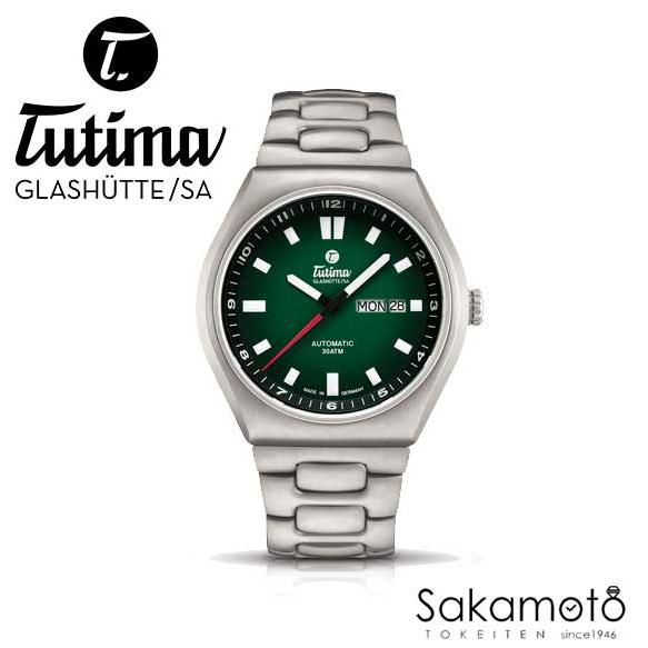 国内正規品　チュチマTUTIMA　ドイツ製　ドイツ・グラスヒュッテ　チタンケース　自動巻　30気圧防...