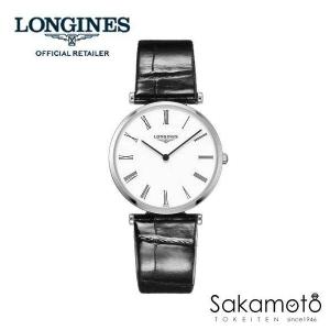 Longines ロンジン「ラ・グランクラシック」メンズウォッチ　薄型厚さ5ミリ　36ミリケース　クォーツ腕時計　ステンレス　革ストラップ　正規品　L4.755.4.11.2