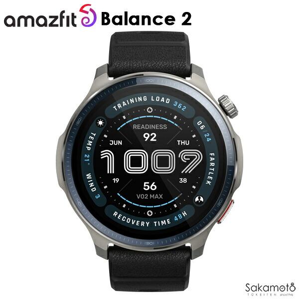 Amazfit Balance 2　アマズフィット バランス2　スマートウォッチ　10気圧防水　GP...