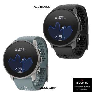 SUUNTO【スント9】SUUNTO 9 PEAK　超薄型、超小型でタフなGPSウォッチ　直径43 mm　ALL BLACK （SS050522000）　MOSS GRAY （SS050524000）｜sakamoto-w