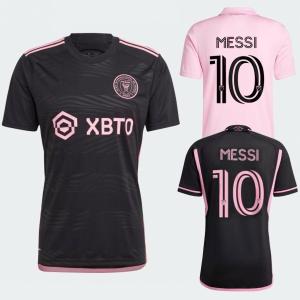 【1500円off !】メッシマイアミジャージ 10番 23-24レーニングサッカーウェア サッカーユニフォーム 大人用 夏服ホーム アウェー ピンク｜sakamotoyasu-store