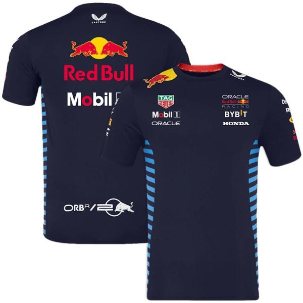 2024 オラクル レッドブル レーシング チーム Tシャツ F1 RedBull ネイビーオフィシ...