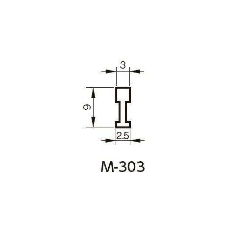 杉田エース 432-311 真中目地棒 M-303 3X9 直送品 仕入先在庫品
