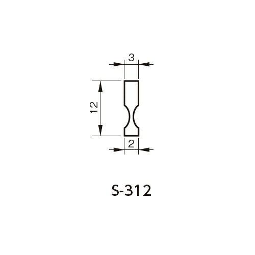 杉田エース 432-332 SUS目地棒 S-312 3x12 直送品 仕入先在庫品 法人・事業所限...