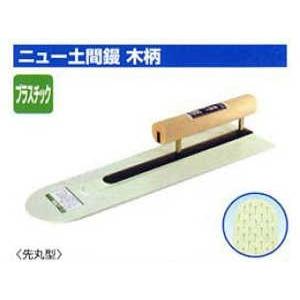 カネシカ ニュー土間鏝(先丸型・2本首樹脂柄450mm) 6本セット【桶川店】 カネシカ プラスチック製ニュー土間鏝 先丸型 2本首 木柄 370mm : 佐勘