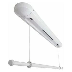 川口技研 ホスクリーン 室内物干 昇降式 面付タイプ URM-S-W ホワイト