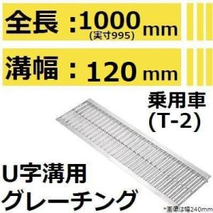 【適用みぞ幅120mm 乗用車荷重】HKS120-19 U字溝用 スタンダードグレーチング (普及型みぞぶた)【代引不可】｜sakan