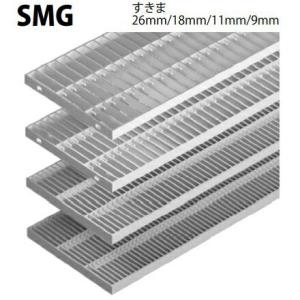 カネソウ　SUSグレーチング　プレーンタイプ横断溝・側溝用　(SMG-12515-P=22枠付+RL...