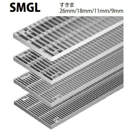 カネソウ　SUSグレーチング　ボルト固定式プレーンタイプ横断溝・側溝用　(SMGL-12025-P=...