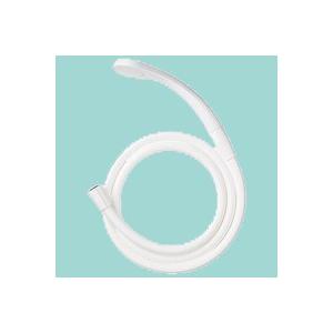 【各メーカー対応汎用品】三栄PS321-CTA-MW2節水シャワーセットホワイトホース長さ1.6mア...