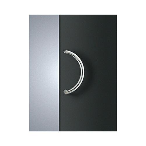 ユニオンドアハンドル　押し棒タイプ　品番：T5580-01-001-L400 (直送品、扉厚：25~...