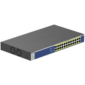 NETGEAR Inc. GS524PP-100AJS PoE+対応(300W)ギガビット24ポート アンマネージスイッチ