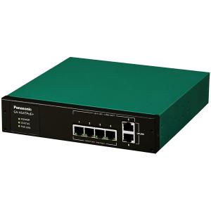 パナソニックEWネットワークス PN25048 6ポート PoE給電スイッチングハブ GA-AS4TPoE+