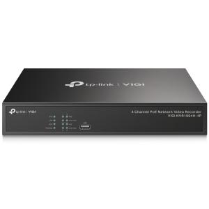TP-LINK VIGI NVR1004H-4P VIGI 4チャンネル PoE+ ネットワークビデ...
