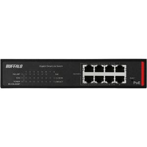 バッファロー BS-GSL2008P 法人向け Giga対応 PoE Layer2 スマートLiteスイッチ 8ポート