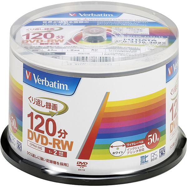 Verbatim VHW12NP50SV1 DVD-RW (Video with CPRM) 繰り返...
