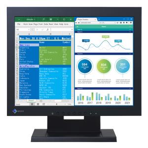EIZO 全国 S1504-TBK 液晶ディスプレイ 15型/1024×768/DVI D-Sub/ブラック/スピーカー：あり