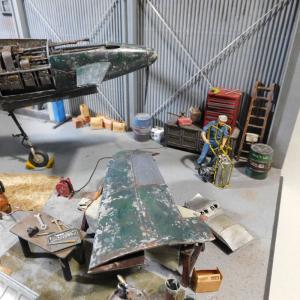 震電のレストア :立川伸 塗装済完成品 1/32の詳細画像5