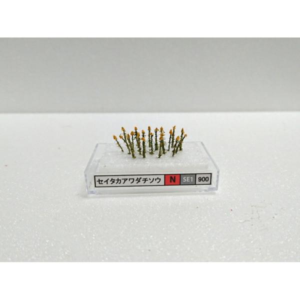 【模型】　セイタカアワダチソウ（N）　約1〜1.5cm　：木草BUNKO　N(1/150)　SE1