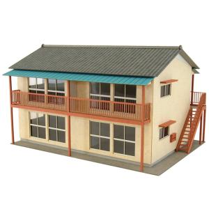 ウッドランドシーニックス 2階建てトレーラーハウス& 晴れの日のトレーラーハウス トレーラーハウス（2階建て）【LED付き】 ：ウッドランド 塗装済完成品
