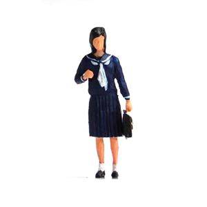 高校生　女子（昭和版）　：Kt工房　塗装済完成品　HO(1/80)　A04S-80