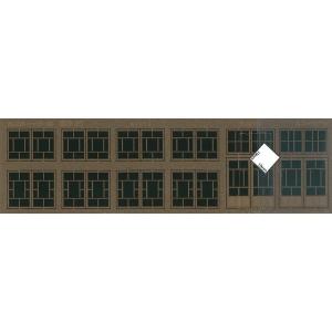 窓枠/レーザー抜(F)　：エコーモデル　未塗装キット　HO(1/80)　246