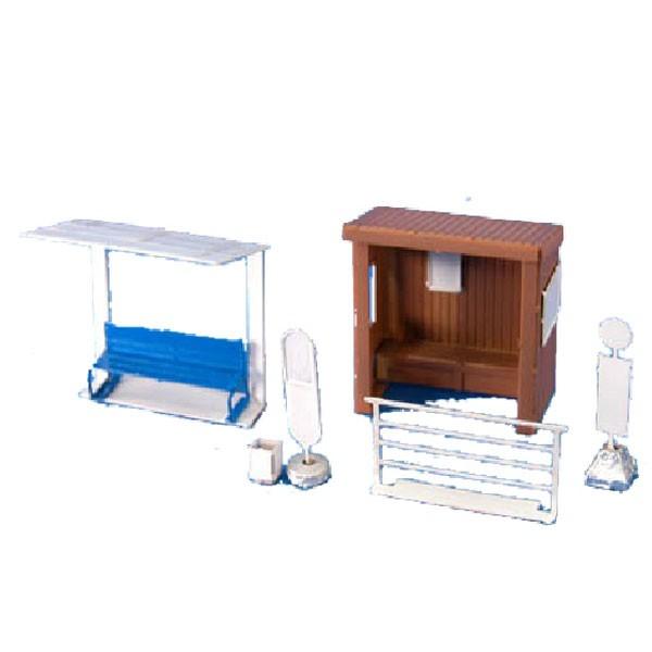 バス停　：アイコム　塗装済み組み立てキット　1/144・N(1/150)　EP-8