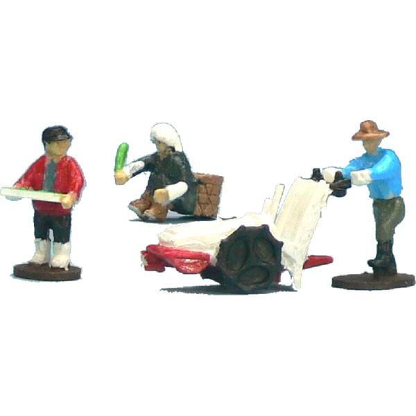 みんなで田植え・2条植　：アイコム　塗装済完成品　N(1/150)　MLW-3013