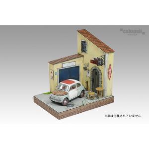 馬に牽かれる野菜かごを乗せた平台荷馬車 ：プライザー 塗装済完成品
