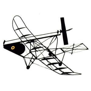 二宮忠八のカラス型飛行器　（黒染）　：エアロベース　キット　ノンスケール　B012｜sakatsu