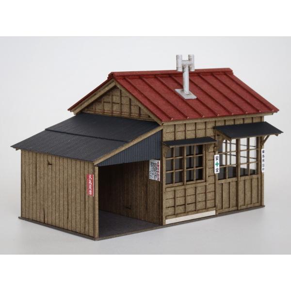詰所A　：梅桜堂　HO(1/80)　着色済みキット　ST-036-80C