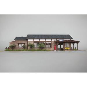 木造駅舎 桜川駅　：匠ジオラマ工芸舎　塗装済完成品　HO(1/80)　1008｜sakatsu