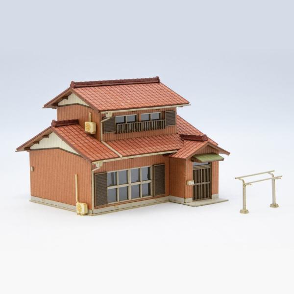 2階建住宅(南北玄関両対応)A　：ミニチュア工房　キット　N(1/150)　PKNS1005A1